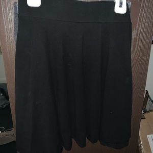 Black skater skirt, worn once